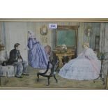 Maple framed Pears print ' The Matchmaker ',