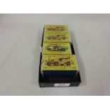 Four boxed Matchbox diecast metal models of Yesteryear