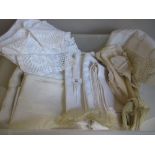 Box containing a quantity of various table linen,