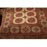Small Indo Persian rug of Bokhara design