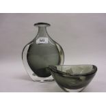Mid 20th Century Art Glass decanter, possibly Scandinavian,