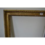 18th Century carved giltwood picture frame, aperture size,