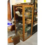 Early to mid 20th Century four glass shop display cabinet / counter,