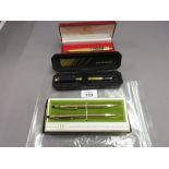 Cross boxed pen and pencil set,