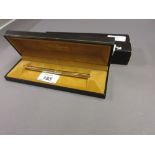 Dupont gold plated ballpoint pen in original box