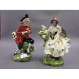 Pair of Royal Doulton figures,