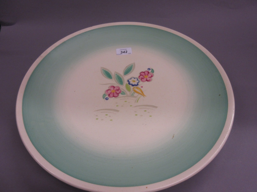 Large Susie Cooper Dresden Sprays pattern charger