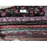 Quantity of vintage Liberty dressmaking material