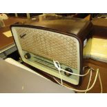 Mid 20th Century Ferguson walnut cased valve radio