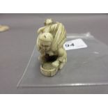 Japanese Meiji period ivory netsuke,