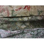 Three pairs of William Morris pattern curtains,