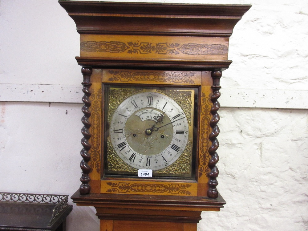 18th Century walnut seaweed marquetry and crossbanded longcase clock, - Image 2 of 3