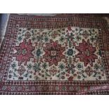 Kazak style rug and a Pakistan Bokhara rug