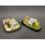Five Royal Doulton Winnie the Pooh figures in original boxes,