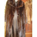 Ladies full length mink fur coat,