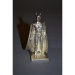 London cast silver figure of Batman