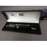 Mont Blanc Meisterstruck ballpoint pen,