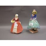 Two Royal Doulton figures ' Janet ' HN1537 and ' Pantalettes ' HN1362