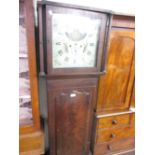 George III mahogany longcase clock,