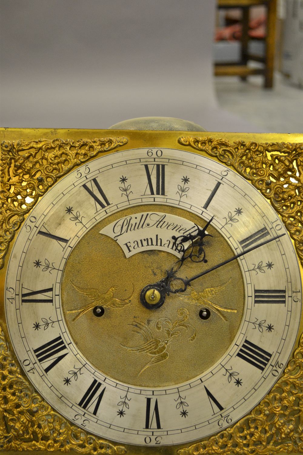 18th Century walnut seaweed marquetry and crossbanded longcase clock, - Image 3 of 3