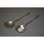 Pair of George V silver Apostle spoons,