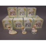 Eleven various Bramley Hedge figures in original boxes
