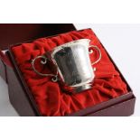 CHANNEL ISLES INTEREST:- A two-handled cup made to commemorate the "Royal Marriage of Prince Charles