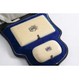 A VICTORIAN IVORY NOTE/CARD CASE & MATCHING PURSE Monogrammed & contained in a lined & fitted