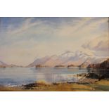 WILLIAM HEATON COOPER (1903-1995) A FINE WINTER DAY IN THE LAKE DISTRICT Signed, watercolour and