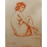 ARTHUR ROYCE BRADBURY (1892-1978) A SMALL FOLIO OF FEMALE LIFE STUDIES Twenty, c.1910-1963, five