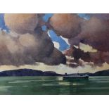 •RONALD JESTY (1926-2016) OUT OF OBAN Signed and dated 04, watercolour 28 x 38cm. ++ Good condition