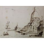 ITALIAN (?) SCHOOL, 20th CENTURY VIEWS OF VENICE IN 18th CENTURY STYLE Three, each signed