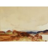 •SIR WILLIAM RUSSELL FLINT, RA, PRWS (1880-1969) ROSENEATH AND MISTY LAW FROM SHANDON, GARELOCH