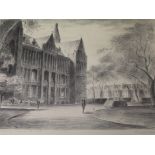 •EDWARD ARDIZZONE (1900-1979) ST. PAUL'S SCHOOL - THE FRONT Lithograph, c.1964, signed, titled and