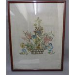 19THC TAPESTRY PICTURE/FIRE SCREEN