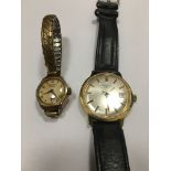 GENTLEMANS ROTARY WRISTWATCH & A LADIES (2)