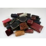 THIRTY ASSORTED JEWELLERY BOXES