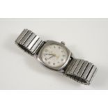 A GENTLEMAN'S STAINLESS STEEL OYSTER PERPETUAL WRISTWATCH BY ROLEX the signed circular dial with