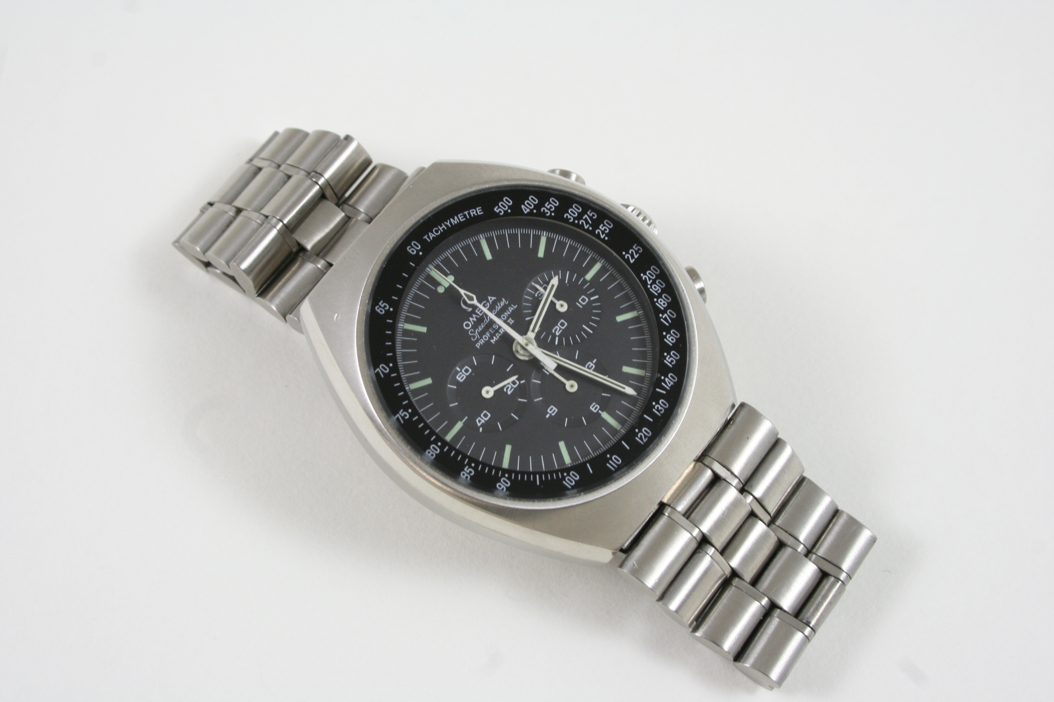 A GENTLEMAN'S STAINLESS STEEL SPEEDMASTER PROFESSIONAL MARK II WRISTWATCH BY OMEGA the signed