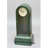 SIR WH BAILEYS PATENT, a Bailey factory clock, the 6 1/4" enamalled dial on a brass eight day single