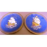 2 Wedgwood Plates - Ships