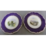 Pair of Royal Worcester Plates