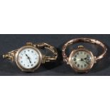 Two 9ct Gold Wristwatches