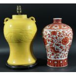 Chinese Lamp and a Jar