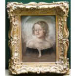 Pastel Portrait - by C. Langlois Junior, 1852