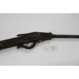 AN EARLY GERMAN AIR RIFLE. A D R G M marked Made in Germany break-top lever, .177 Air Rifle.