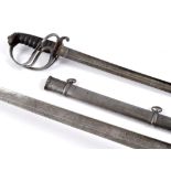 A BENGAL ARTILLERY OFFICERS SWORD. An East India Company period officer in the Bengal Artillery,