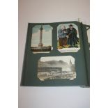POSTCARD ALBUM including GB cards, Nairn (including Railway Bridge) and other Scottish Cards,