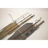 HARDY FISHING RODS two rods including a Hardy The Light Sea Spinning two piece rod (8 foot 2"),