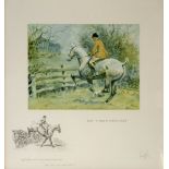 •`SNAFFLES` THE TIMBER MERCHANT Offset lithograph, laid down, with printed remarque, blindstamp,